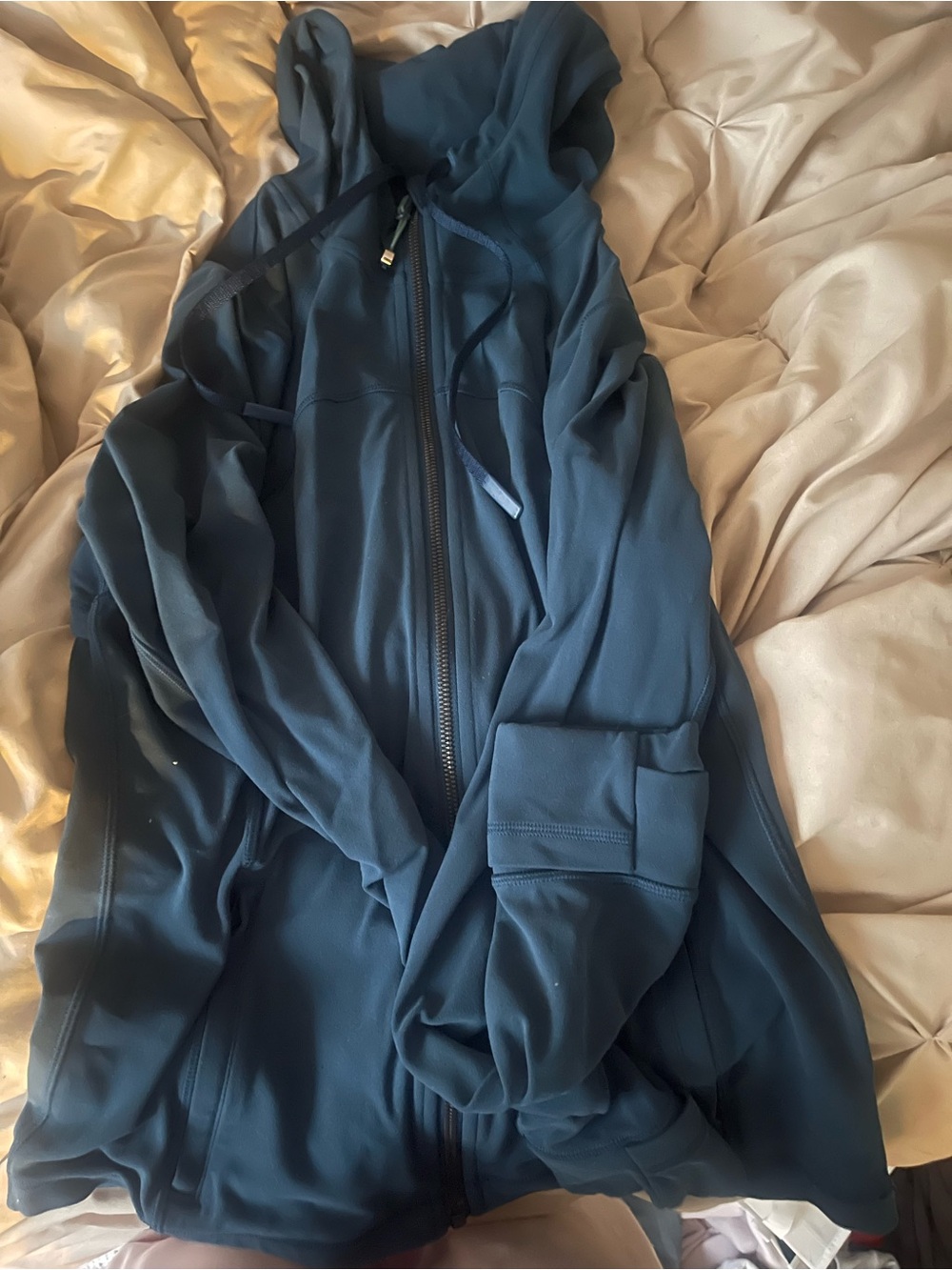 lululemon athletica hooded define jacket blue